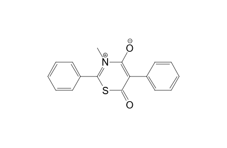 3-Methyl-6-oxo-2,5-diphenyl-6H-1,3-thiazin-3-ium-4-olate