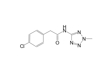 2-(4-chlorophenyl)-N-(2-methyl-2H-tetraazol-5-yl)acetamide