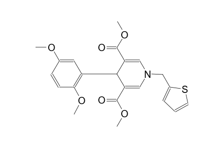 3,5-pyridinedicarboxylic acid, 4-(2,5-dimethoxyphenyl)-1,4-dihydro-1-(2-thienylmethyl)-, dimethyl ester