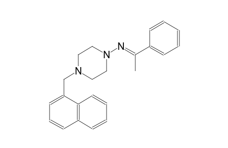 1-piperazinamine, 4-(1-naphthalenylmethyl)-N-[(E)-1-phenylethylidene]-