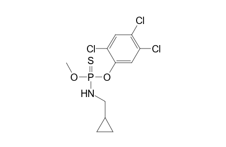 Phosphoramidothioic acid, (cyclopropylmethyl)-, O-methyl O-(2,4,5-trichlorophenyl) ester