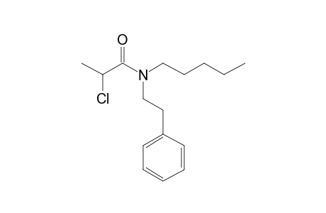 2-Chloropropanoyl amide, N-(2-phenylethyl)-N-pentyl-