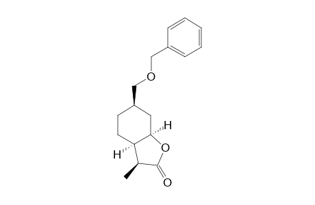 (3S,3aR,6R,7aR)-6-Benzyloxymethyl-3-methyl-hexahydro-benzofuran-2-one