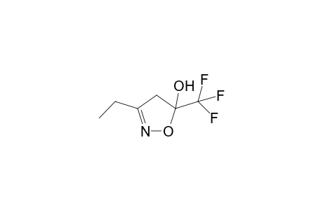 3-Ethyl-5-(trifluoromethyl)-2-isoxazolin-5-ol