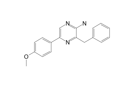 2-Amino-3-benzyl-5-[4-methoxyphenyl]pyraxine