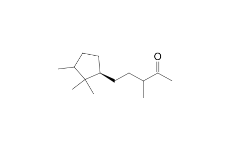 (1'S)-3-methyl-5-(2,2,3-trimethylcyclopentan-1-yl)-2-pentanone