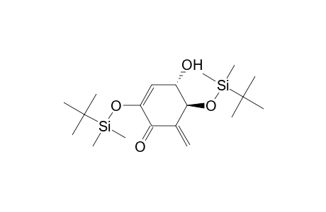 (4S,5S)-2,5-bis[[tert-butyl(dimethyl)silyl]oxy]-4-hydroxy-6-methylene-1-cyclohex-2-enone