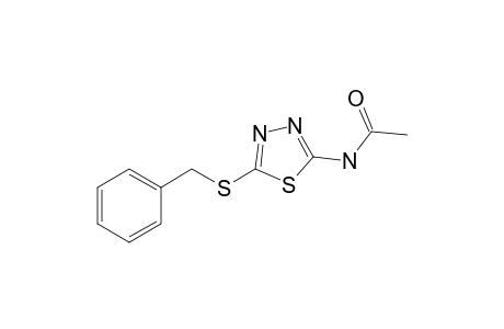 2-Acetamido-5-benzylthio-1,3,4-thiadiazole