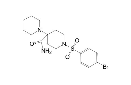 1-[1'-(4-bromobenzenesulfonyl)-[1,4'-bipiperidin]-4'-yl]ethan-1-one