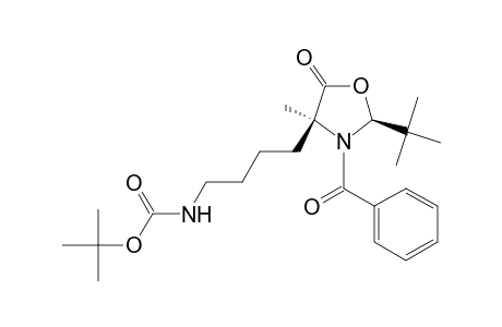 Carbamic acid, [4-[3-benzoyl-2-(1,1-dimethylethyl)-4-methyl-5-oxo-4-oxazolidinyl]butyl]-, 1,1-dimethylethyl ester, (2S-cis)-
