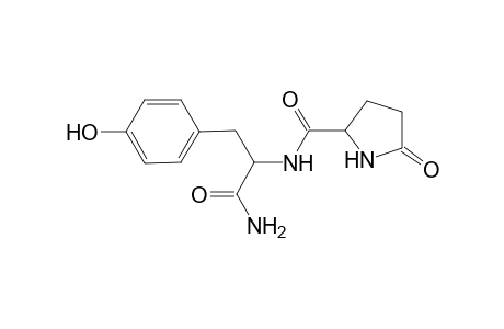 L-Tyrosinamide, 5-oxo-L-prolyl-