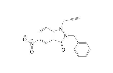 2-benzyl-5-nitro-1-propargyl-1,2-dihydro-3H-indazol-3-one