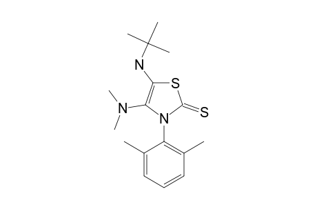 5-(TERT.-BUTYLAMINO)-2,3-DIHYDRO-4-(DIMETHYLAMINO)-3-(2,6-DIMETHYLPHENYL)-2-THIOXOTHIAZOLIDINE