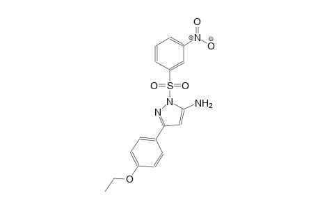 1H-pyrazol-5-amine, 3-(4-ethoxyphenyl)-1-[(3-nitrophenyl)sulfonyl]-