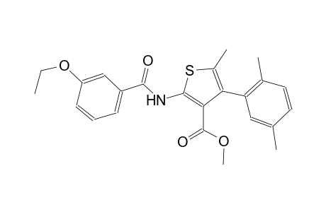 methyl 4-(2,5-dimethylphenyl)-2-[(3-ethoxybenzoyl)amino]-5-methyl-3-thiophenecarboxylate