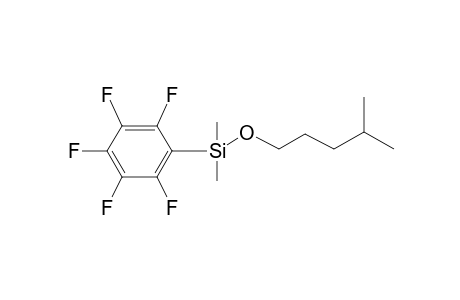 4-Methyl-1-dimethyl(pentafluorophenyl)silyloxypentane