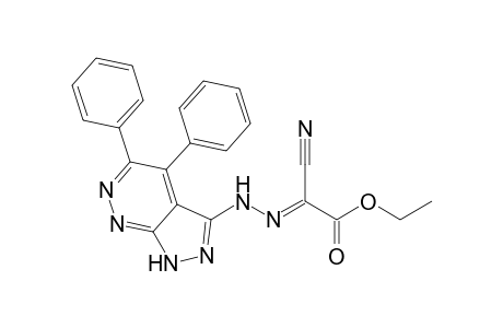 Ethyl 2-cyano-2-(4,5-diphenyl-1H-pyrazolo[3,4-c]pyridazin-3-ylhydrazono)acetate