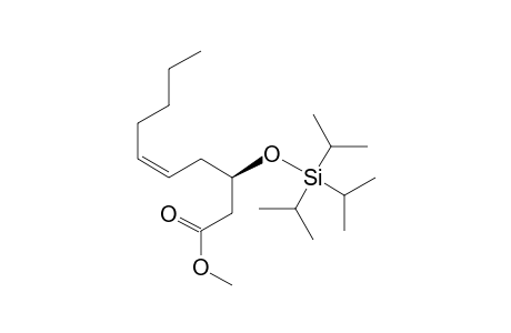 Methyl (3R,5Z)-3-(triisopropylsilyloxy)dec-5-enoate
