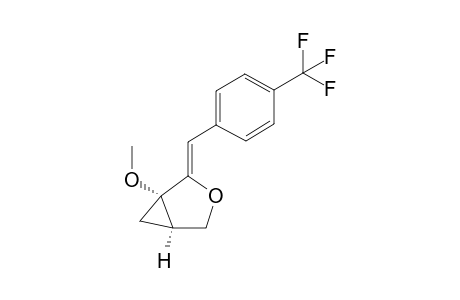 (1R*,5S*,Z)-1-methoxy-2-(4-(trifluoromethyl)benzylidene)-3-oxabicyclo[3.1.0]hexane