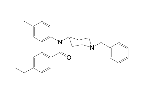 4-Ethyl-N-(4-methylphenyl)-N-(1-phenylmethylpiperidin-4-yl)-benzamide