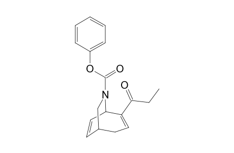 2-Pripionyl-(6-phenyloxycarbonyl-6-azabicyclo[3.2.2]nona-2,8-diene)