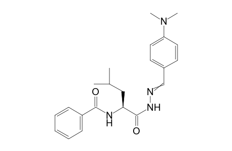 (S)-N'-(4-(Dimethylamino)benzylidene)-2-benzamido-4-methylpentanehydrazide