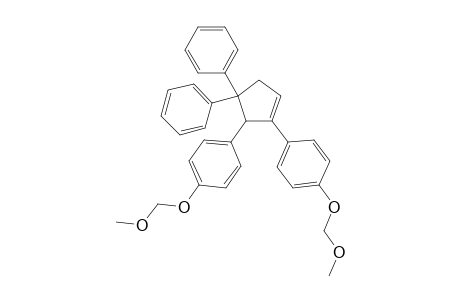 1,2-bis[p-Methoxymethoxy)phenyl]-3,3-diphenylcyclopent-5(1)-ene