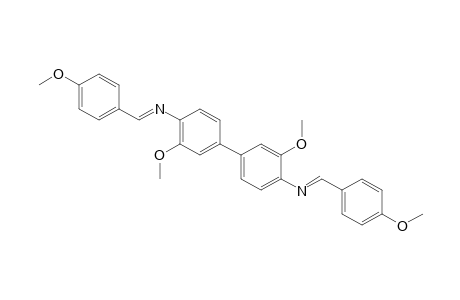 N,N'-BIS(p-METHOXYBENZYLIDENE)-3,3'-DIMETHOXYBENZIDINE
