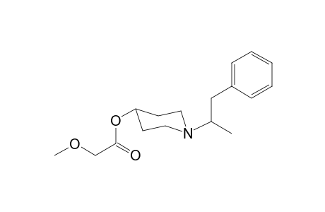 1-(1-Phenylpropan-2-yl)piperidin-4-yl-methoxy acetate