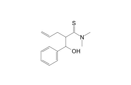 anti-N,N-Dimethyl-2-(1-hydroxy-1-phenylmethyl)-4-pentenethioamide