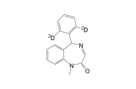 5-Phenyl-N-methyl-2',6'-D(2)-1,4-benzodiazepin-2-one