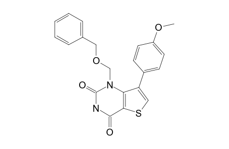 1-(BENZYLOXYMETHYL)-7-(4-METHOXYPHENYL)-THIENO-[3,2-D]-PYRIMIDINE-2,4-DIONE