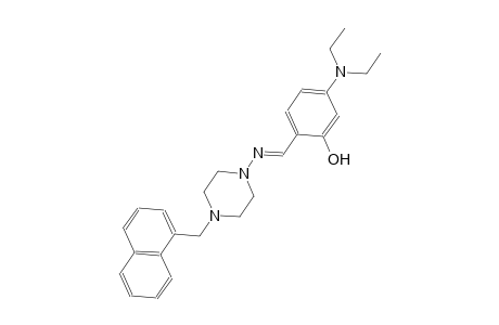 phenol, 5-(diethylamino)-2-[(E)-[[4-(1-naphthalenylmethyl)-1-piperazinyl]imino]methyl]-