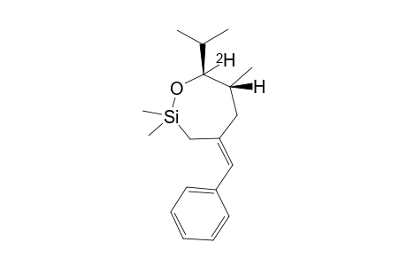(Z)-ANTI-2,2,6-TRIMETHYL-4-BENZYLIDEN-7-DEUTERO-7-ISOPROPYL-1,2-OXASILEPANE