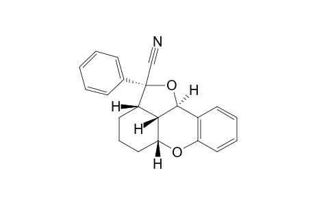 Furo[4,3,2-kl]xanthene-2-carbonitrile, 2,2a,3,4,5,5a,10b,10c-hexahydro-2-phenyl-, (2.alpha.,2a.beta.,5a.beta.,10b.alpha.,10c.beta.)-