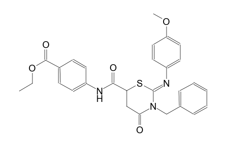 ethyl 4-[({(2Z)-3-benzyl-2-[(4-methoxyphenyl)imino]-4-oxotetrahydro-2H-1,3-thiazin-6-yl}carbonyl)amino]benzoate