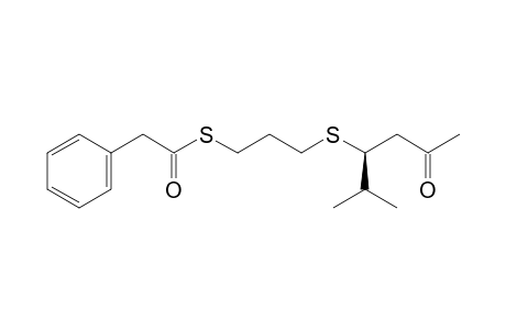 S-(3-((2-Methyl-5-oxohexan-3-yl)thio)propyl) 2-phenylethanethioate