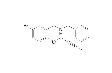 N-benzyl-1-(5-bromo-2-(but-2-yn-1-yloxy)phenyl)methanamine