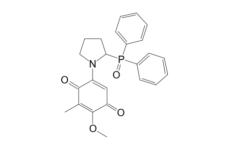 5-[2-(DIPHENYLPHOSPHINYL)-2-METHOXY-3-METHYL-1-PYRROLIDINYL]-1,4-BENZOQUINONE