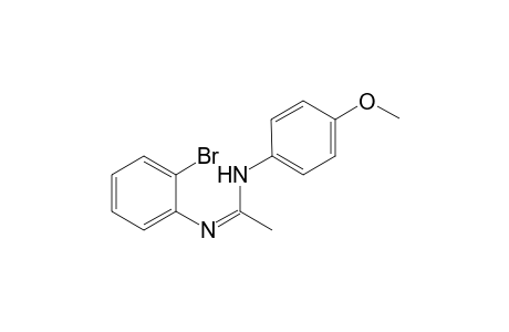N'-(2-Bromophenyl)-N-(4-methoxyphenyl)acetimidamide