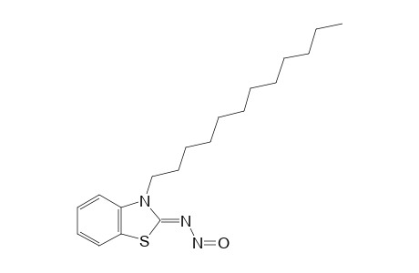 (NZ)-N-(3-dodecyl-1,3-benzothiazol-2-ylidene)nitrous amide