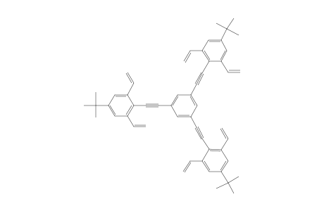 2-[2-[3,5-bis[2-(4-tert-butyl-2,6-divinyl-phenyl)ethynyl]phenyl]ethynyl]-5-tert-butyl-1,3-divinyl-benzene