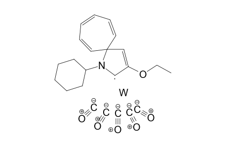 Pentacarbonyl(1-cyclohexyl-3-ethoxy-1-azaspiro[4.6]undeca-3,6,8,10-tetraen-2-ylidene)tungsten