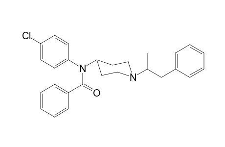 N-4-Chlorophenyl-N-[1-(1-phenylpropan-2-yl)piperidin-4-yl]benzamide
