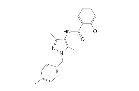 N-[3,5-dimethyl-1-(4-methylbenzyl)-1H-pyrazol-4-yl]-2-methoxybenzamide