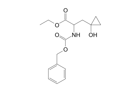 2-(benzyloxycarbonylamino)-3-(1-hydroxycyclopropyl)propionic acid ethyl ester