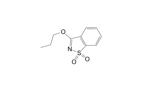 1,2-Benzisothiazole, 3-propoxy-, 1,1-dioxide