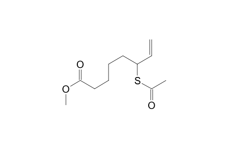 Methyl 6-acetylthio-oct-7-enoate
