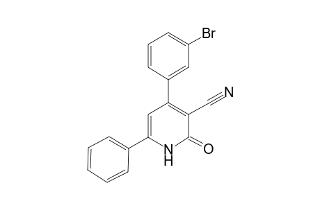 4-(3-bromophenyl)-2-keto-6-phenyl-1H-pyridine-3-carbonitrile