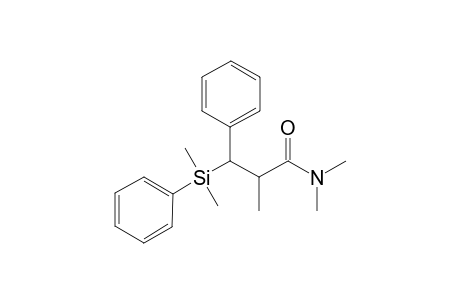 (2RS,3SR)-3-Dimethyl(phenyl)silyl-2,N,N-trimethyl-3-phenylpropionamide